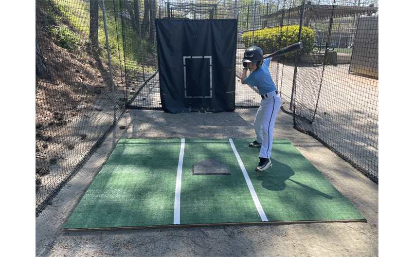 Upgraded platforms in batting cages!
